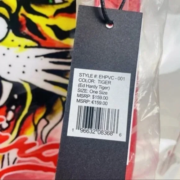 Ed Hardy Iconic Tiger Tote Clear - Picture 6 of 8